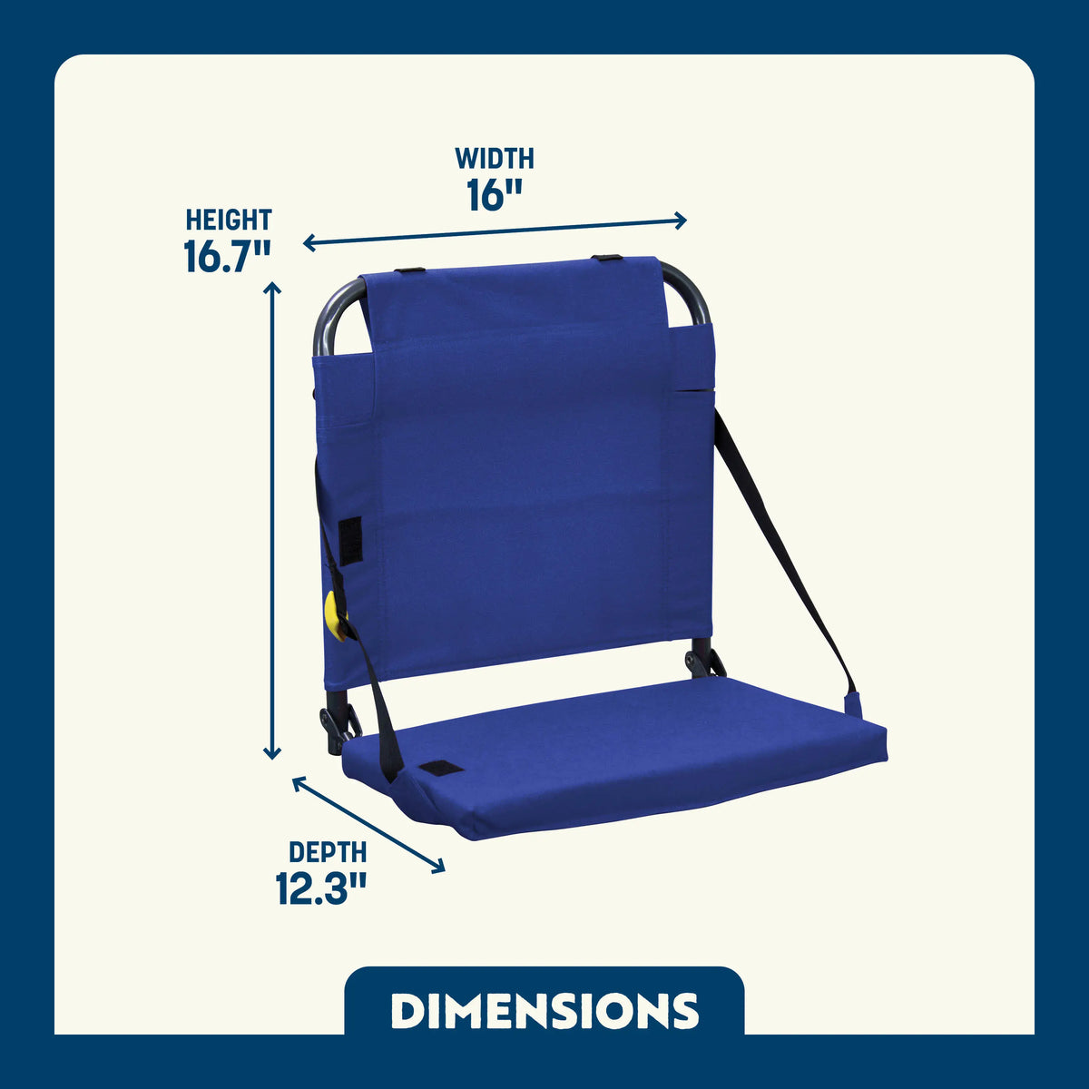 GCI Outdoor product view: BleacherBack™ X3 — BleacherBack™
