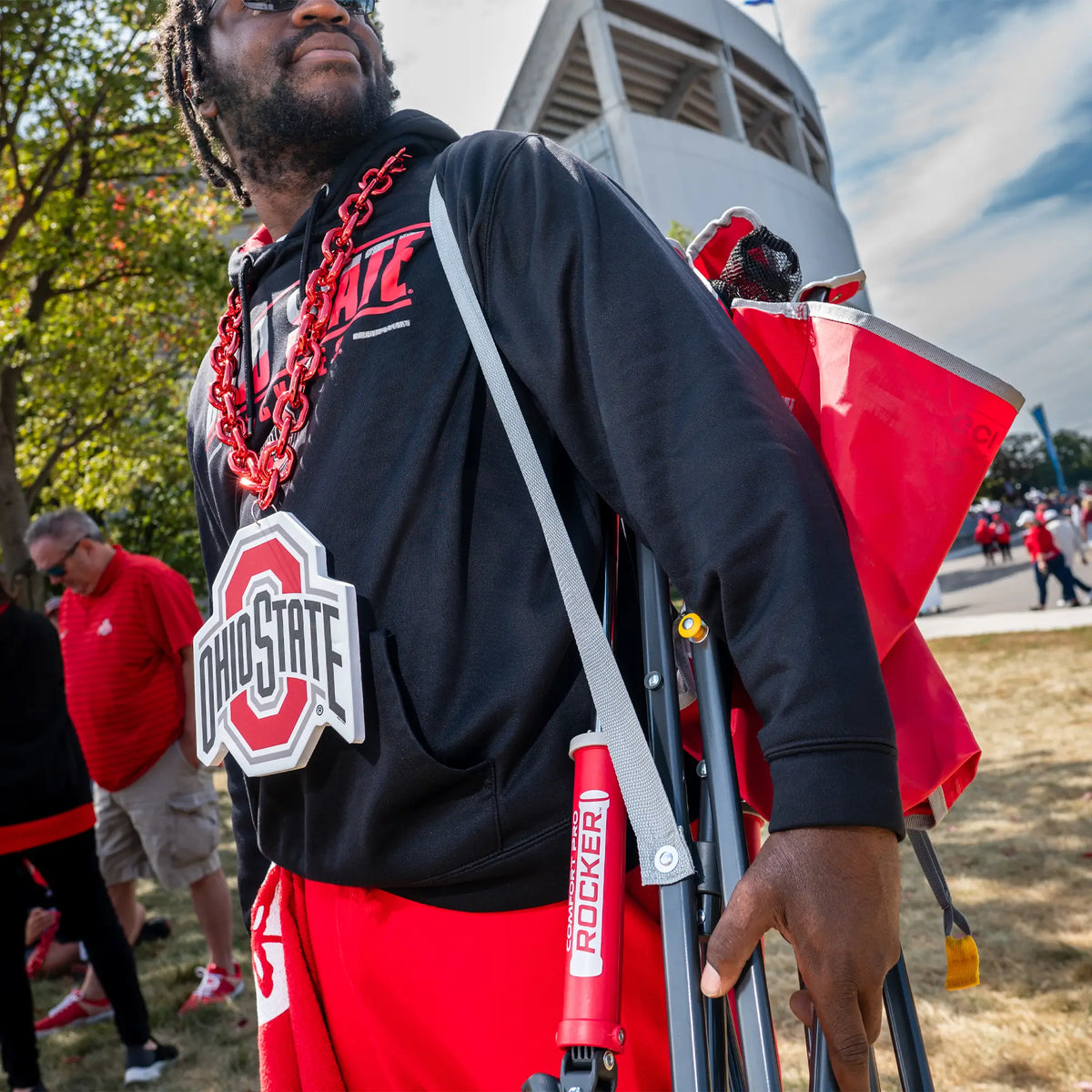 GCI Outdoor product image: Comfort Pro Rocker™ - Ohio State Buckeyes E5 — Comfort Pro Rocker™ - Ohio State Buckeyes
