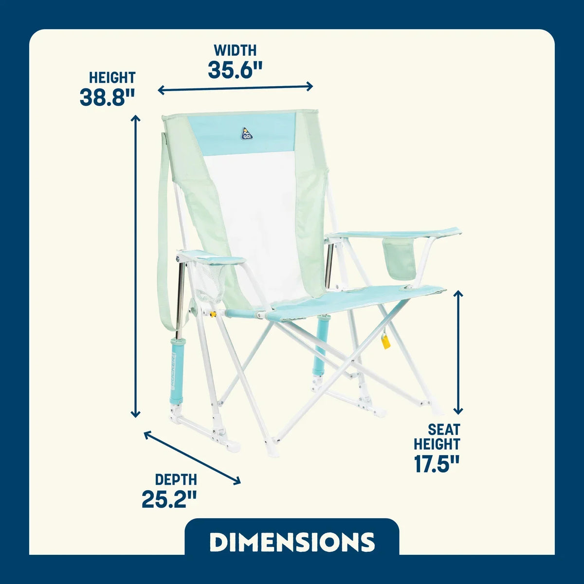 GCI Outdoor product view: Comfort Pro Rocker™ B1 — Comfort Pro Rocker™