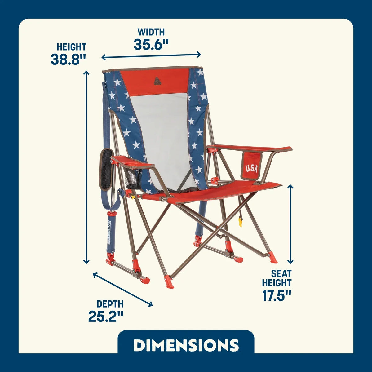 GCI Outdoor product detail: Comfort Pro Rocker™ B1 — Comfort Pro Rocker™